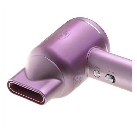 Adler Hair Dryer | AD 2270p SUPERSPEED | 1600 W | Number of temperature settings 3 | Ionic function | Diffuser nozzle | Purple - 12